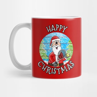 Christmas Tennis Player Santa Xmas 2022 Mug